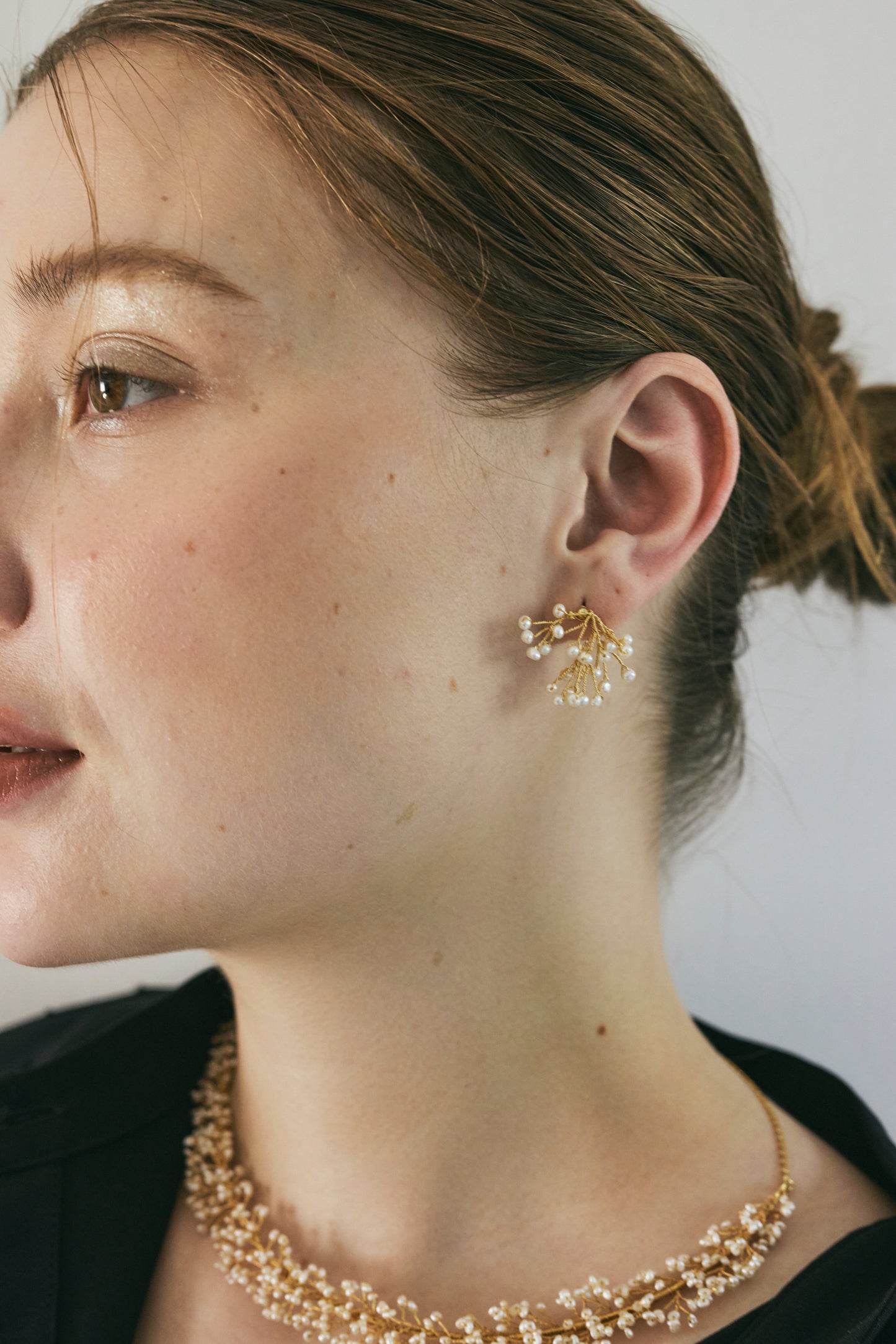 Mimosa Rain Petit Pierced Earrings