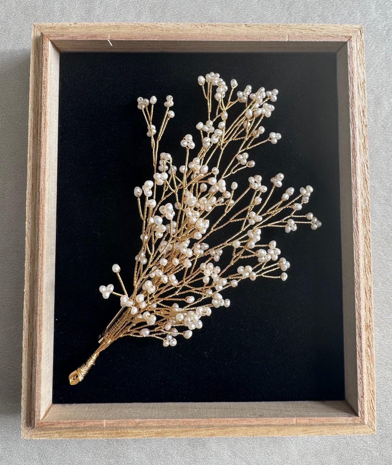 Mimosa Rain Petit Brooch