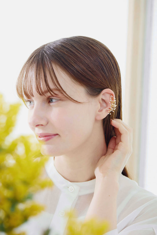 Mimosa Rain Drop Ear Cuffs