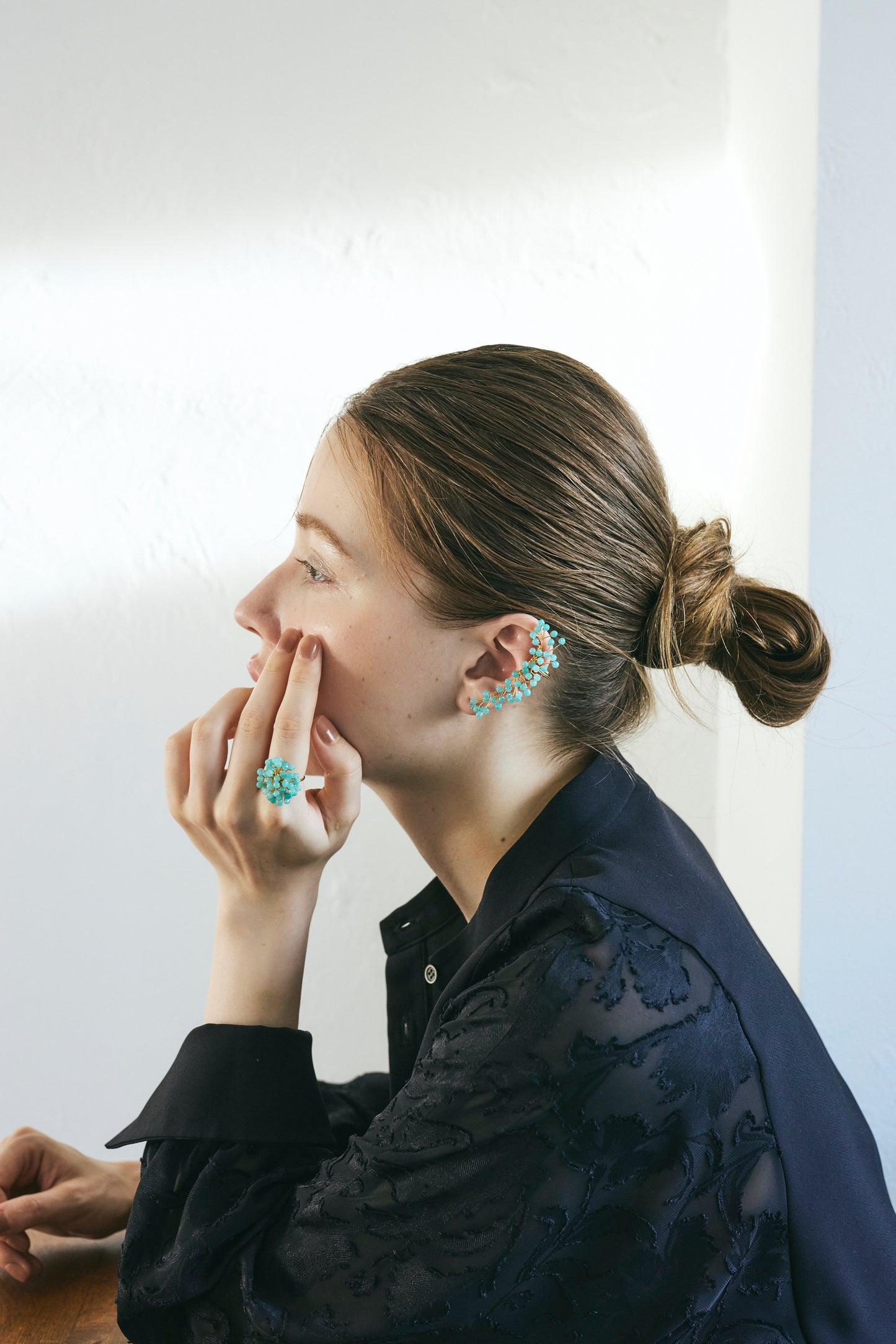Mineral Bloom Ear Cuffs