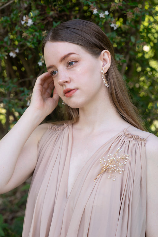 Lily Arch Hoop Earrings