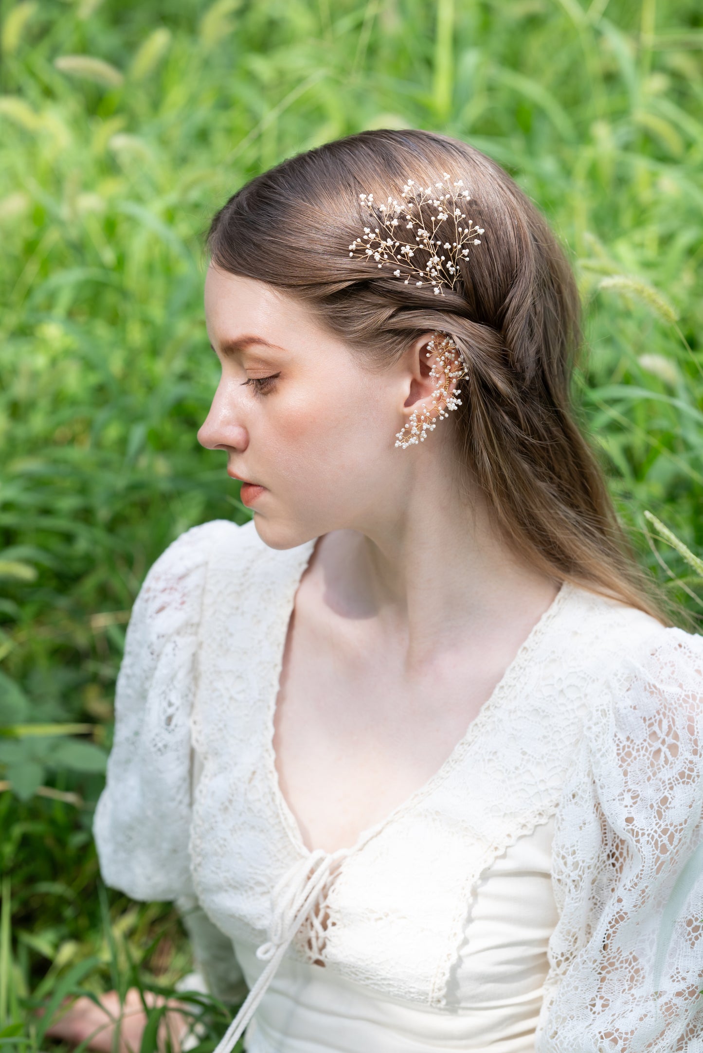 Mimosa Rain Hairpin