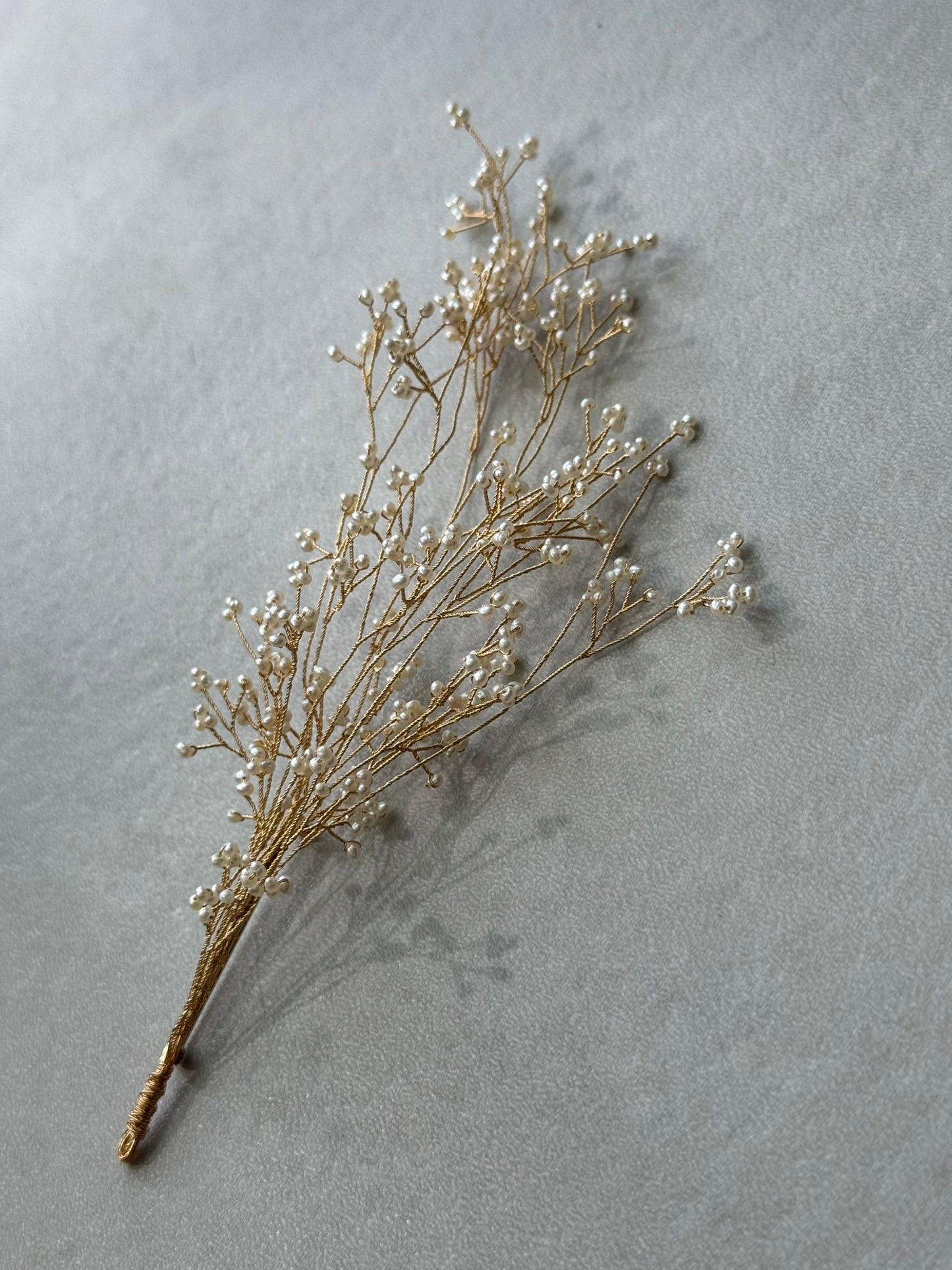 Mimosa Rain Brooch