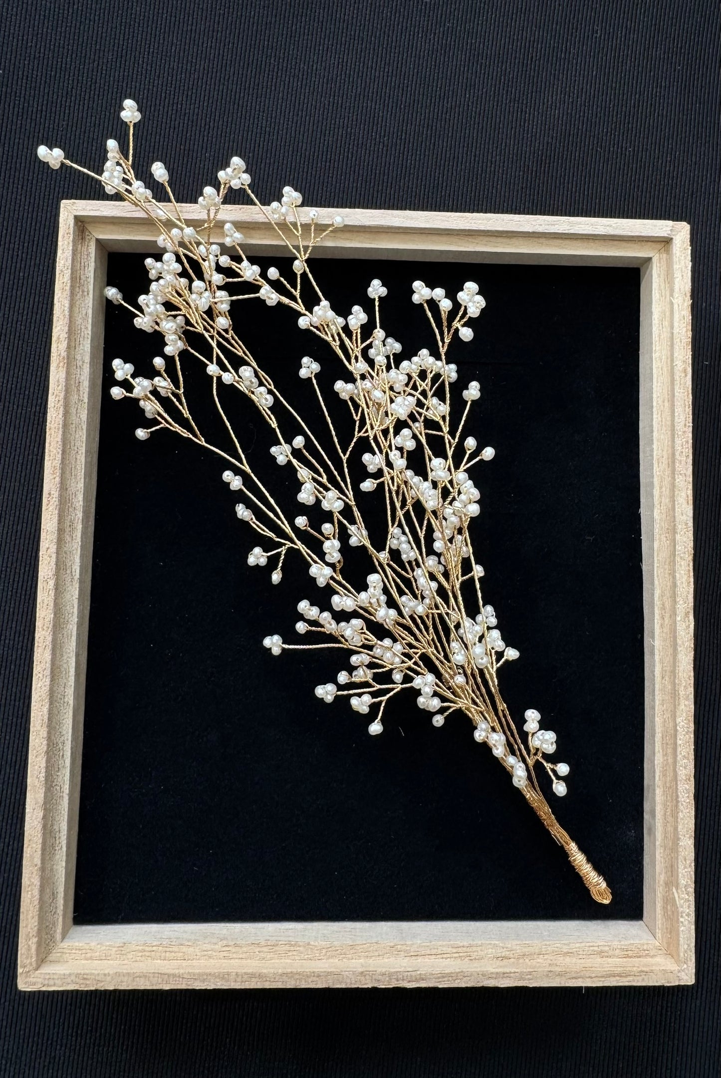 Mimosa Rain Brooch