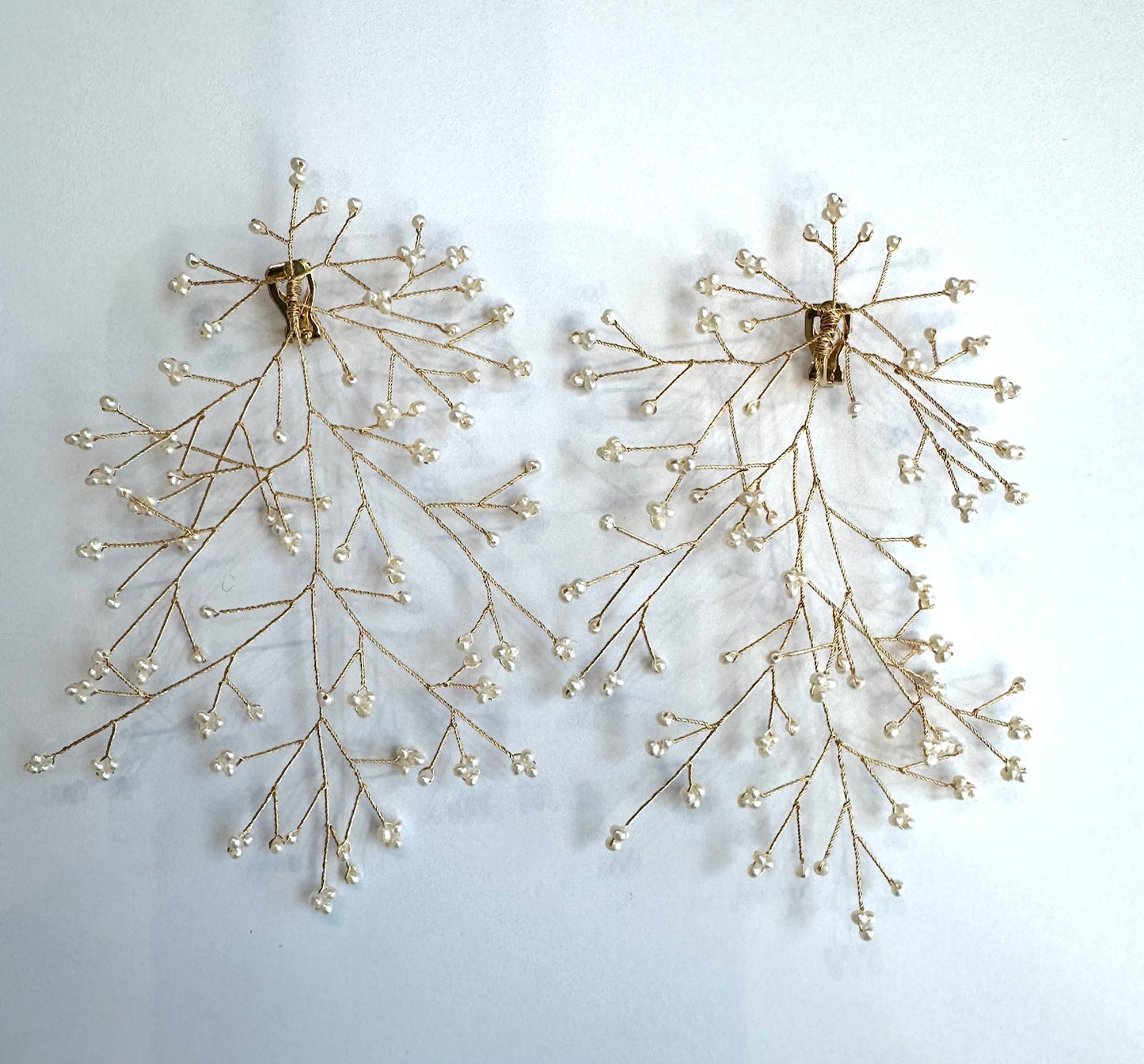 Mimosa Rain Clip-on Earrings