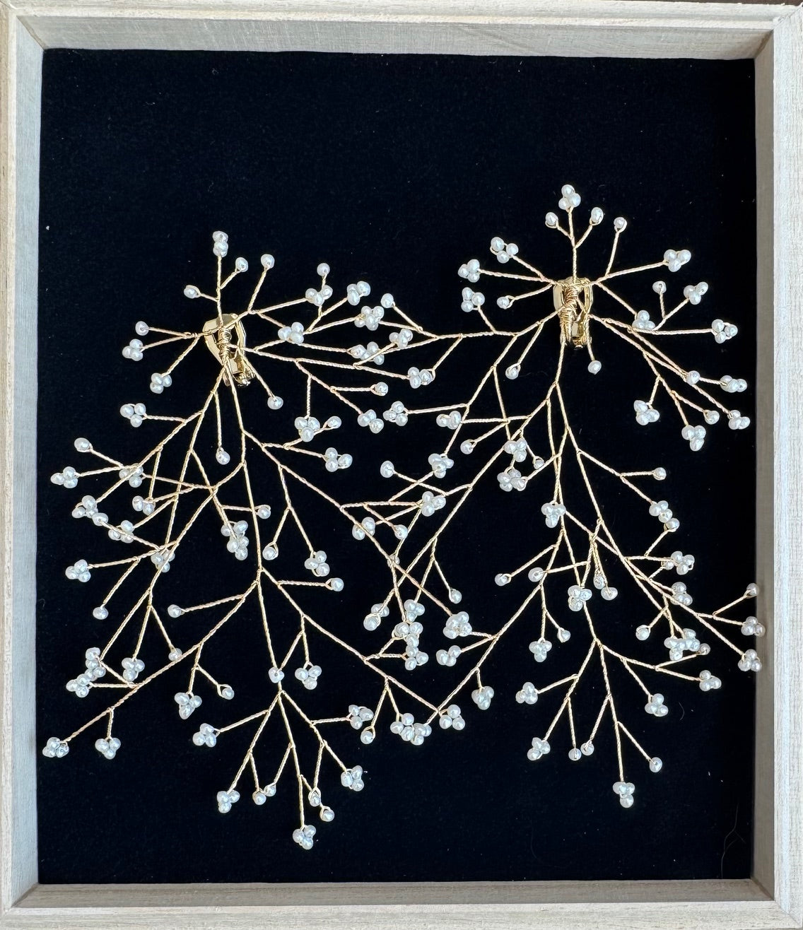 Mimosa Rain Clip-on Earrings